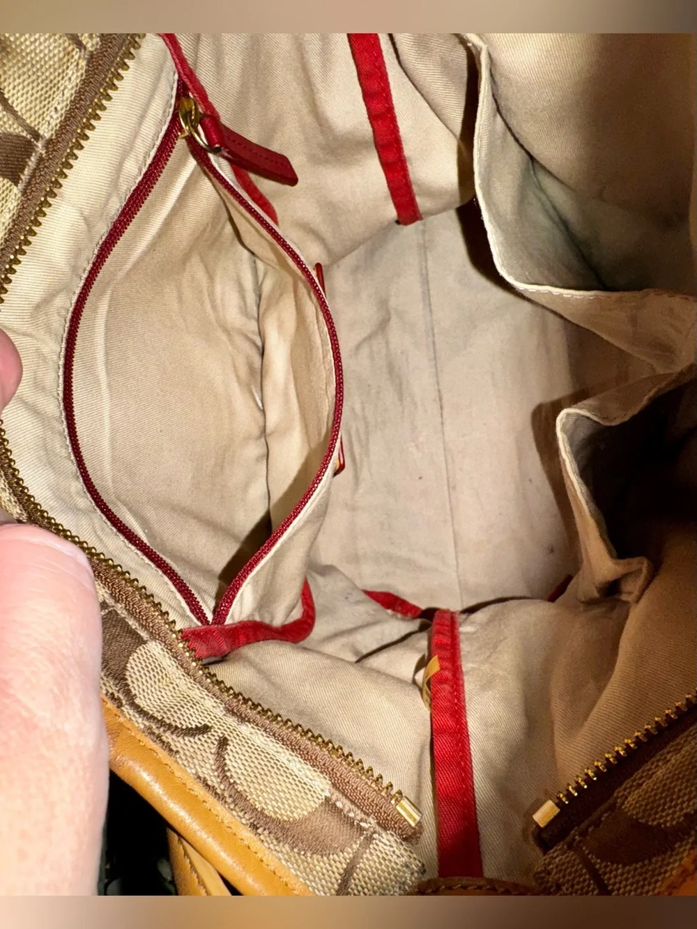 Coach Legacy Weekend Signature Shoulder Hobo Crossbody Bag (Style number 23702)